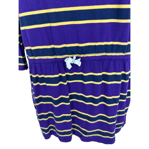 Ralph Lauren Striped Long-Sleeve Tunic Dress With Adjustable Waist Tie Size XL - Picture 3 of 12